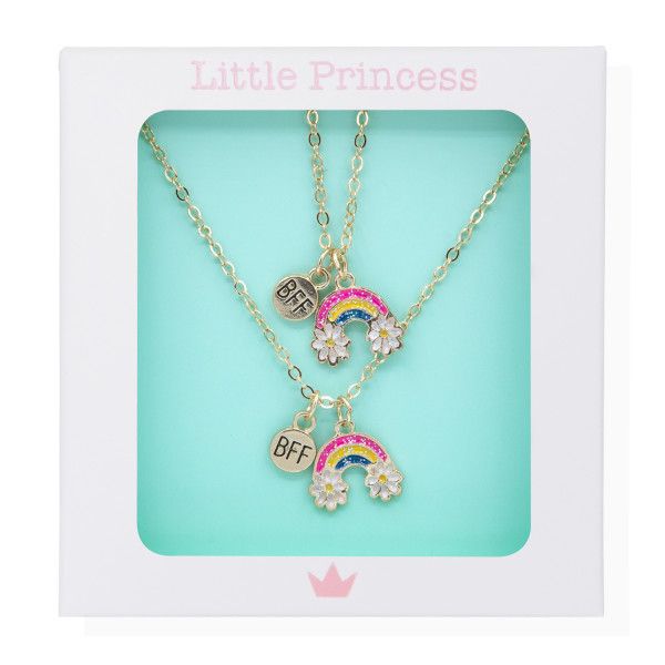 Little Princess Set 2 Collares BFF Rainbow Collares y cadenas