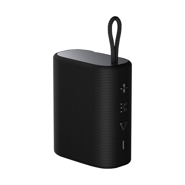 Ακουστικά μέσα στο αυτί και ηχείο Bluetooth, μαύρα