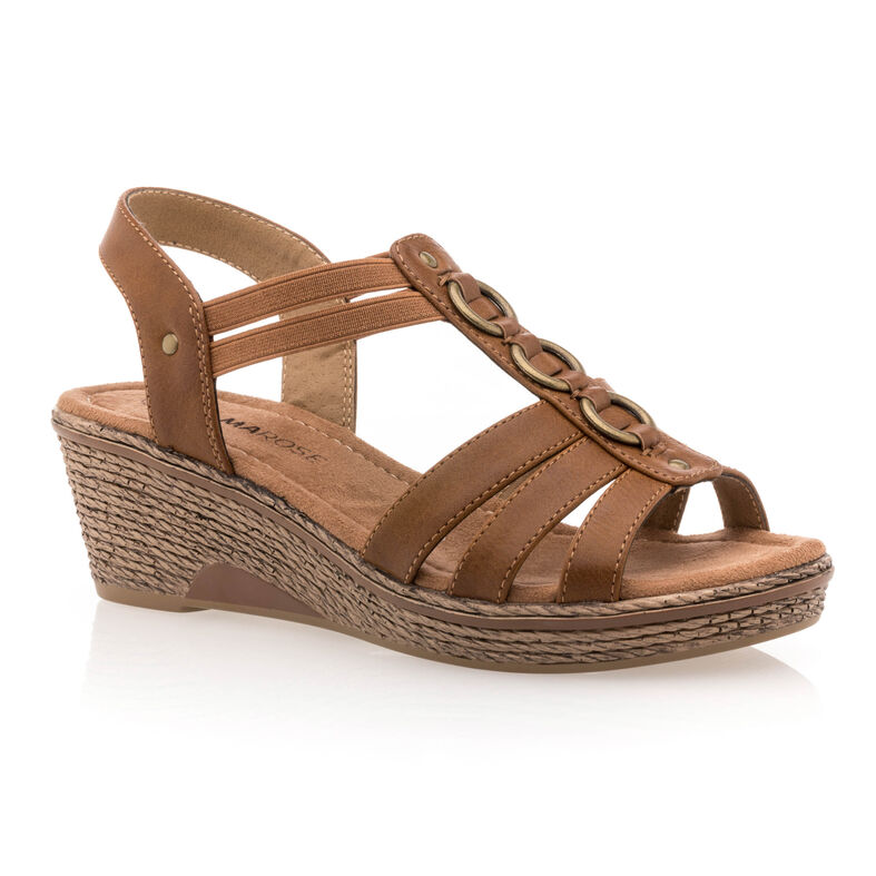 Sandálias femininas marrons / Sapatos de bico aberto