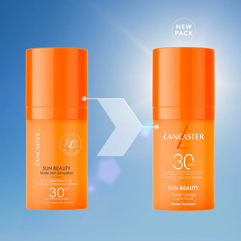 Protetor solar líquido com cor Lancaster Sun Beauty FPS 30