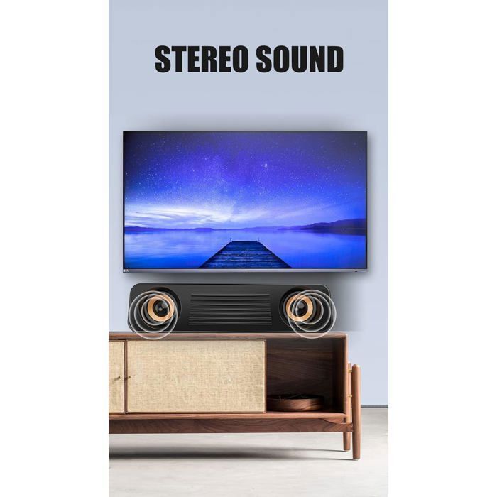 Wired Speaker, PC Speakers, 360° Stereo HiFi Subwoofer, 3.5mm Jack, Long Portable Desktop Speaker