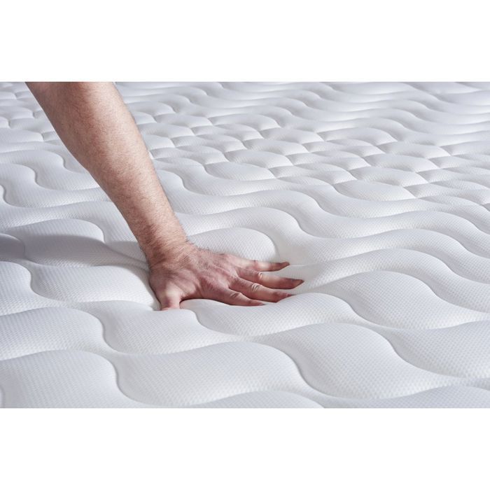 Conjunto de colchão e base de cama 90x200 cm - Base de cama cinza (requer montagem) - Actiflex Night