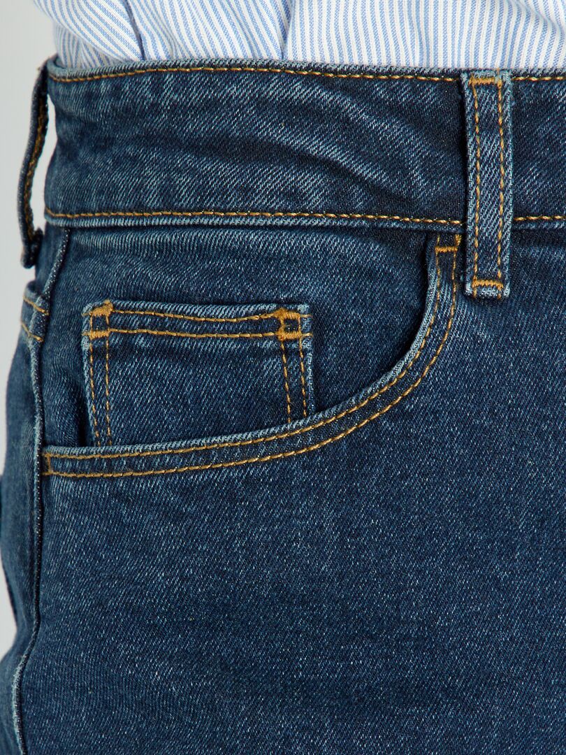 Zeer hoge taille mom jeans - L30 - BLAUW