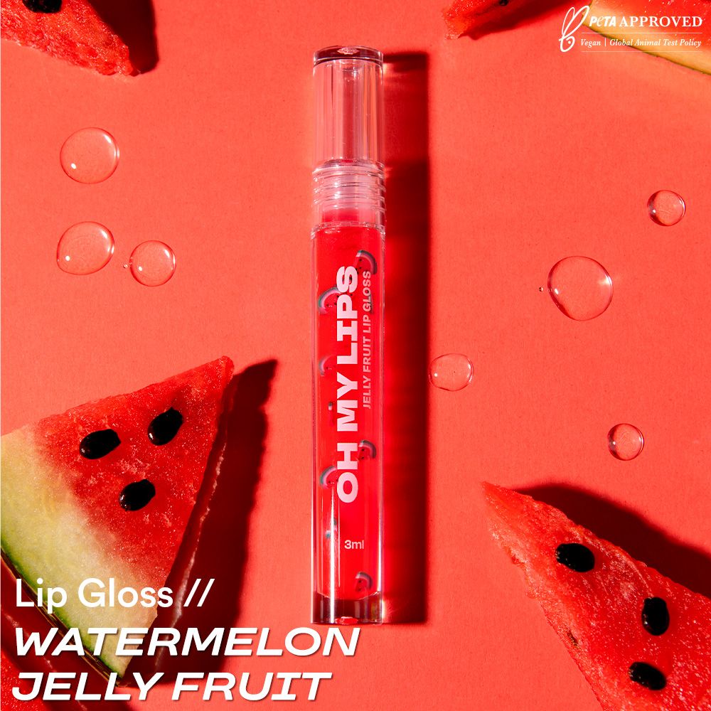„Oh My Lips“ želė vaisių skonio lūpų blizgis Lūpų blizgiai