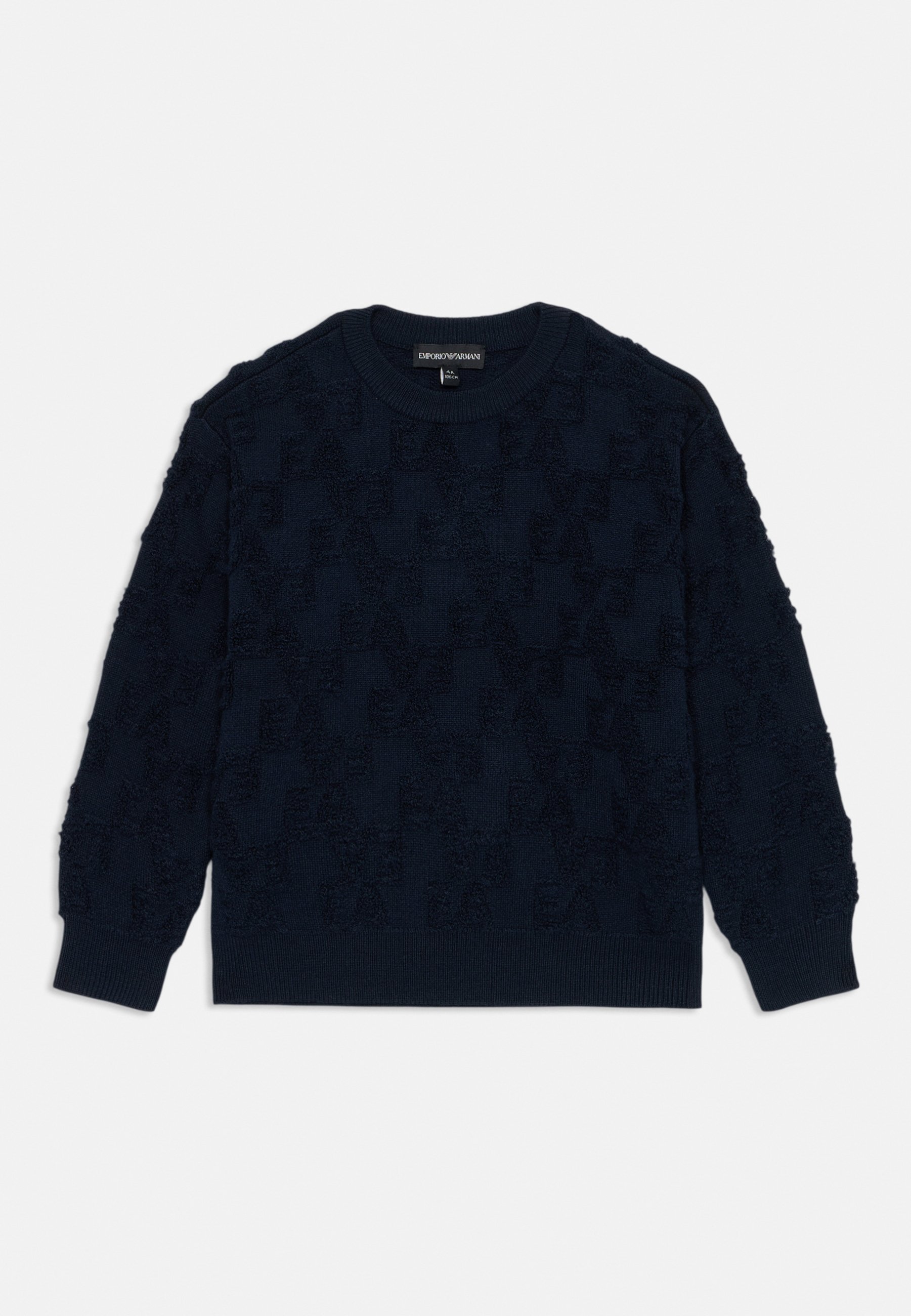 Emporio Armani PULLOVER UNISEX - Sweter - ciemnoniebieski