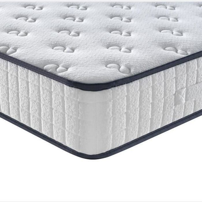 Colchón de espuma viscoelástica de 160x200 cm - 22 cm de grosor - DEWINNER® - Alta densidad - Reversible