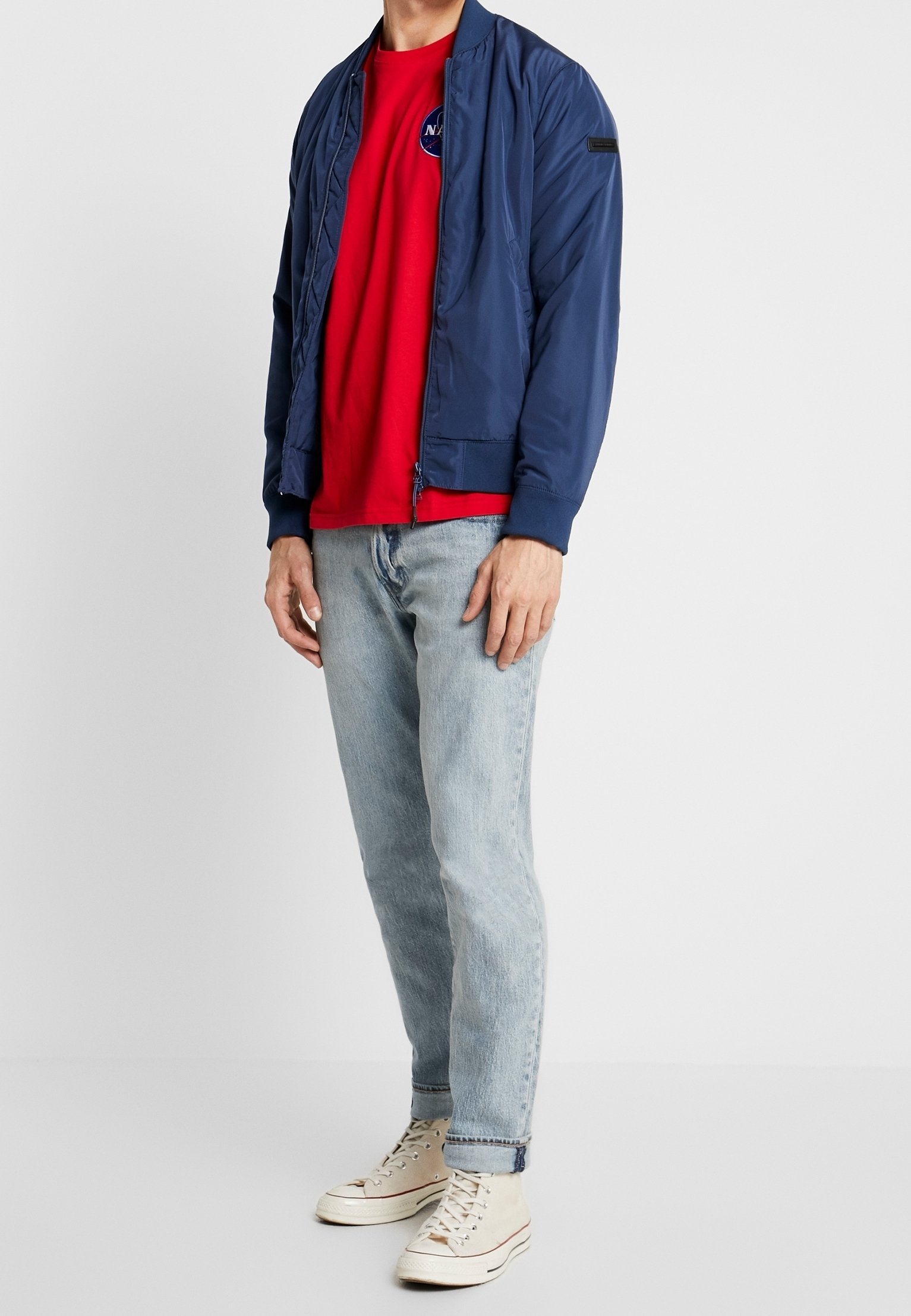 T-shirt stampata Alpha Industries - rossa