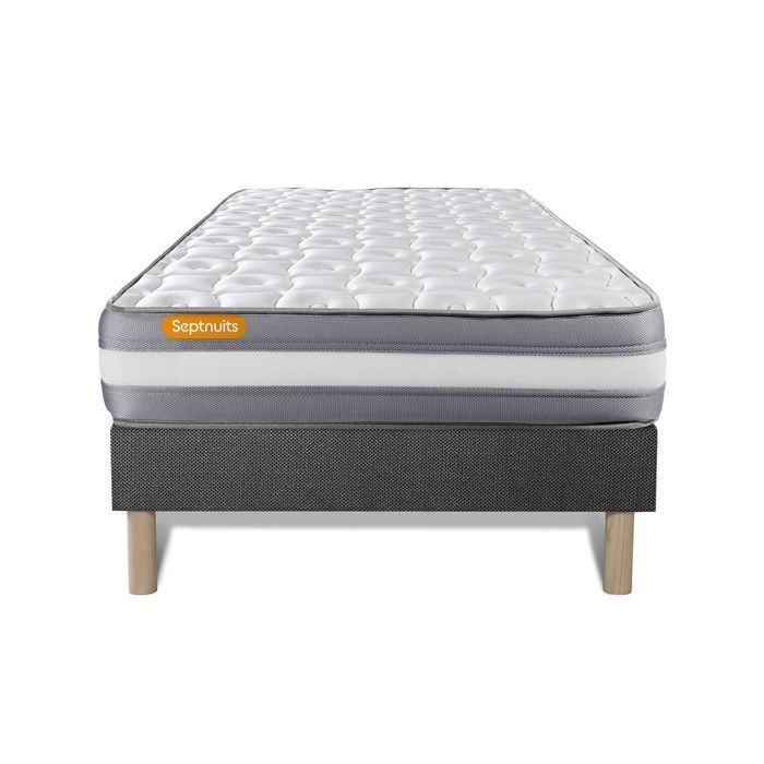 Matelas + sommier  90x190 Memo Plus Mémoire de forme 3 zones
