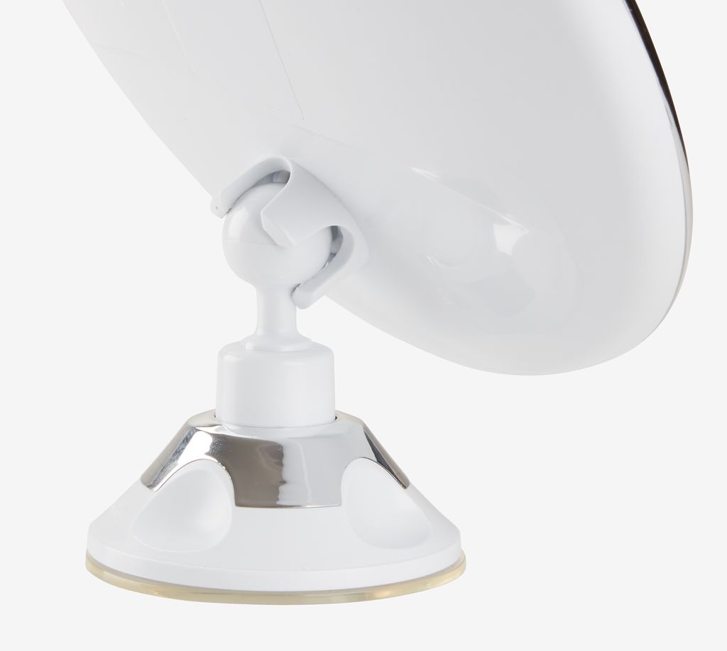 VEDDIGE VEDDIGE kozmetično ogledalo z LED Ø20xH22cm belo