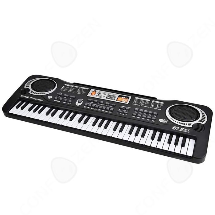C 61-key electronic organ, multifunctional piano with microphone, children's piano, high-definition sound quality electronic piano