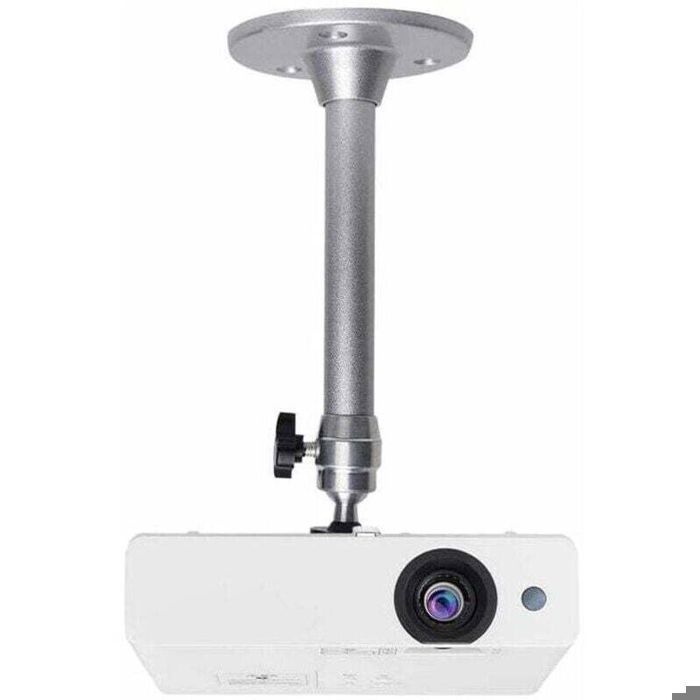Soporte de techo para proyector, capacidad de carga de 3 kg, rotación de 360°, ángulo de inclinación de 90°, soporte para proyector
