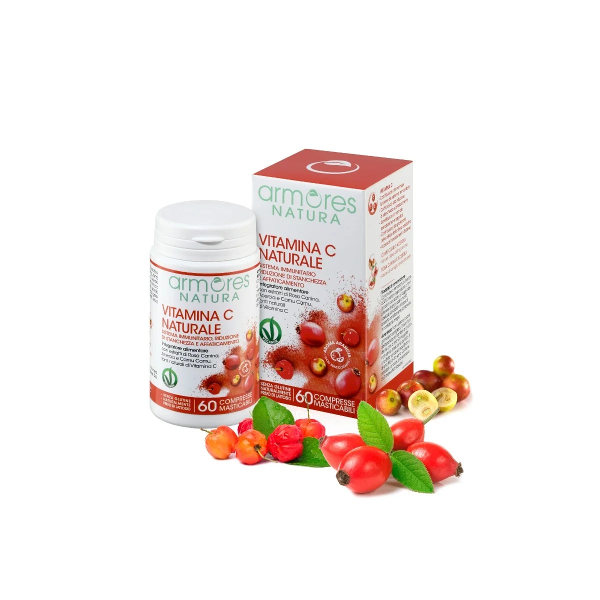 ARMORES NATURA Armores Natura Natuurlijke Vitamine C 60 Kauwtabletten voor het Immuunsysteem