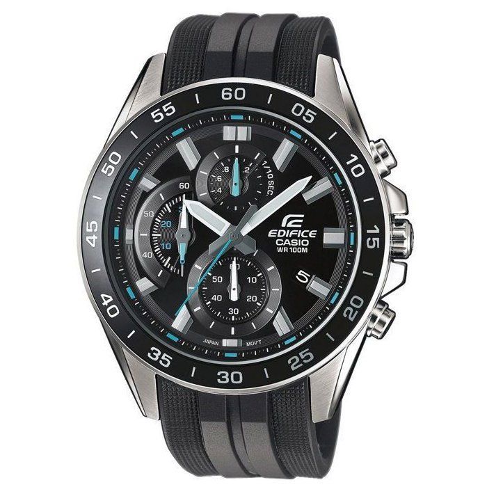 Reloj de resina - EDIFICE - CASIO - Negro - Cuarzo - Cristal mineral - Para hombre