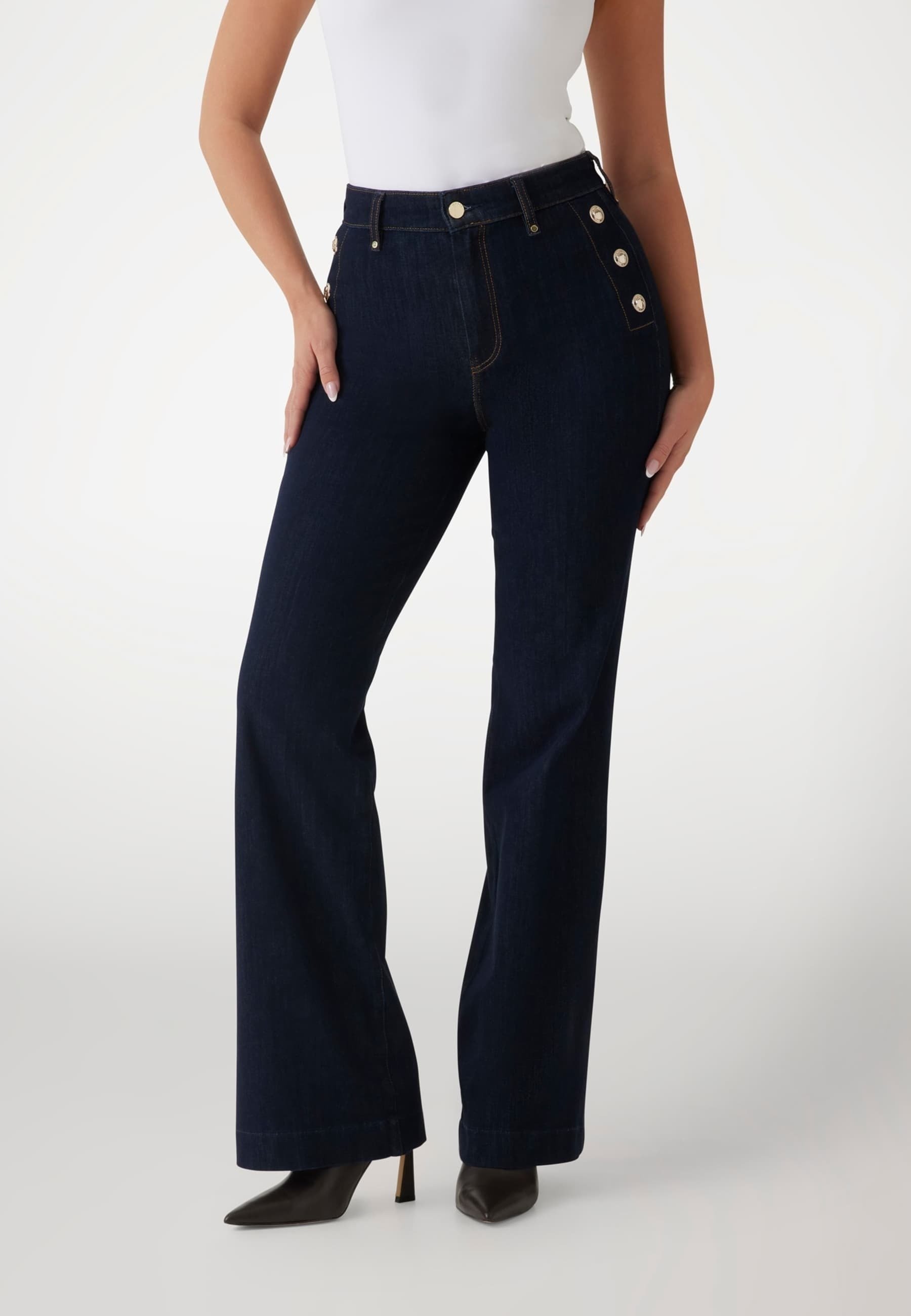 Guess Bootcut jeans - zwart