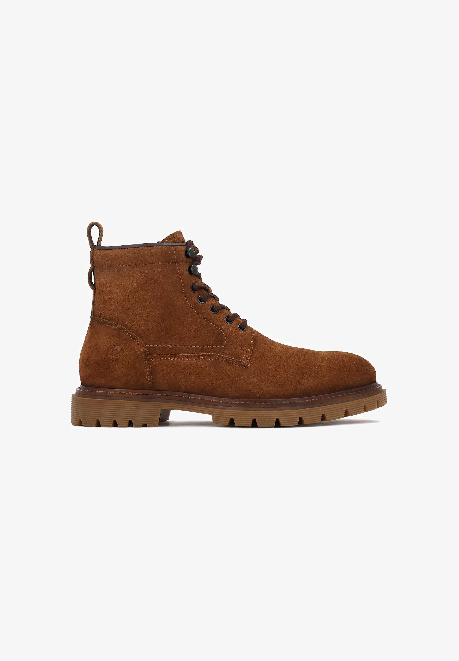 Kazar OCTAVIOSS - Gležnarji z vezalkami - rjavi