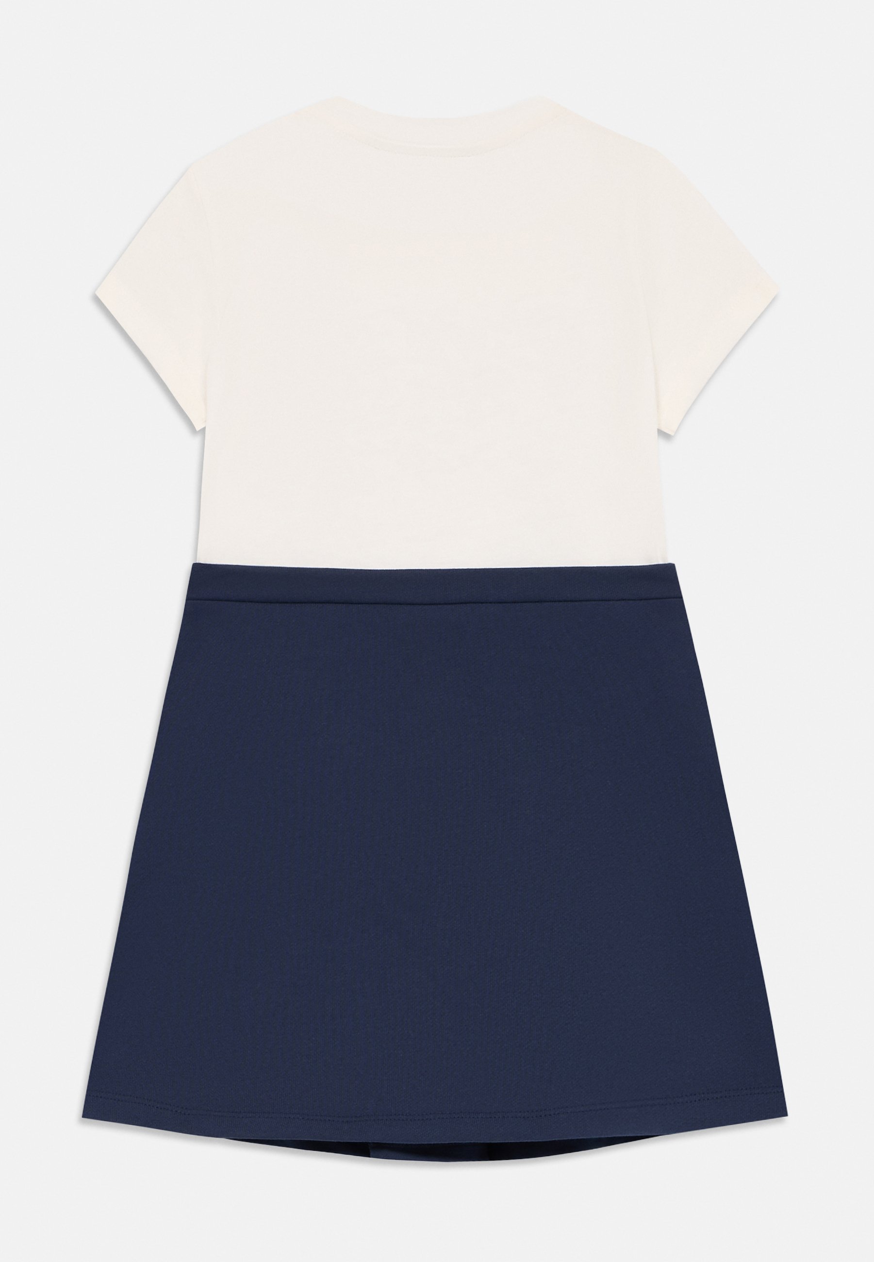 Robe Versace Jersey - blanche/bleu marine/dorée