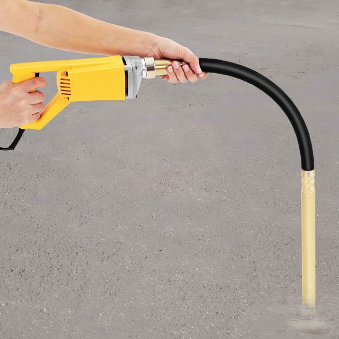 Vibrador eléctrico de hormigón de 1300 W/850 W, masajeador manual de mano con compactadora de hormigón para tuberías.