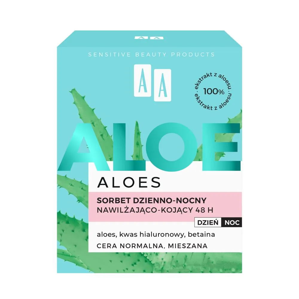 AA Aloes sorbet dzienno-nocny nawilżająco-kojący