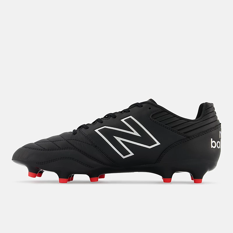Tênis de corrida unissex 442 V2 PRO FG - Preto com detalhes prateados