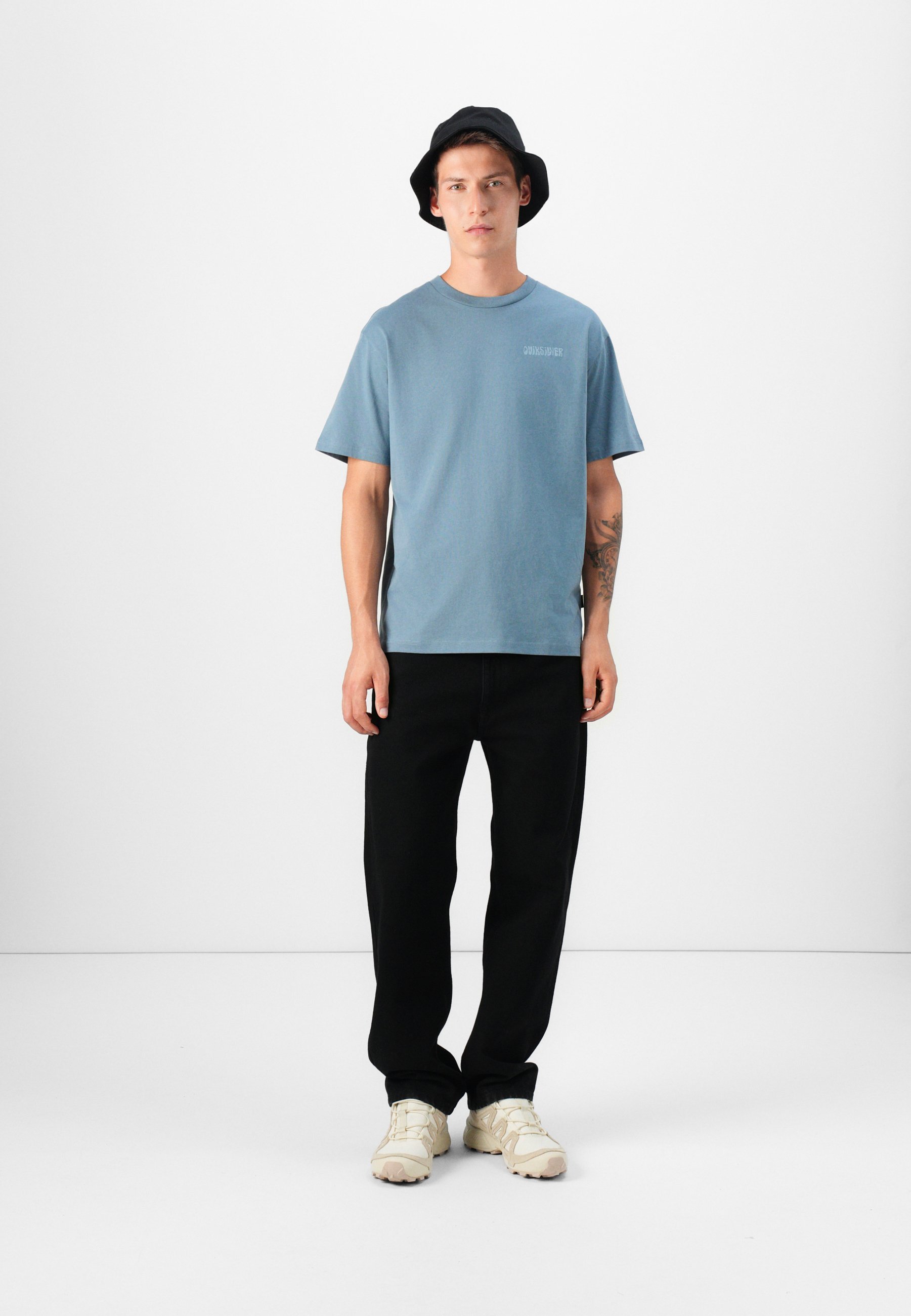 Quiksilver SUN FLOW - T-shirt met print - Chinees blauw