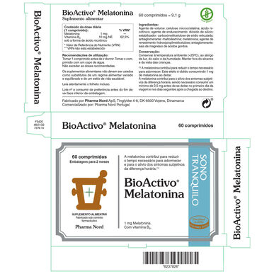 Bioaktivni dodatek za miren spanec Melatonin 60 kapsul 60 kapsul