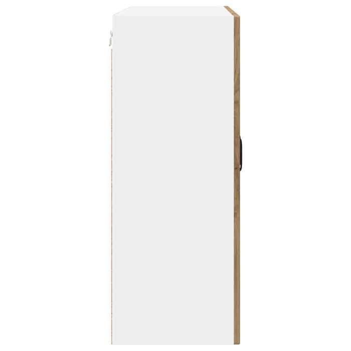 Keukenorganizer 1 stuk - ZENCORE - Opbergkast - met plank - Handgemaakt eikenhout 80x31x80cm LH34555