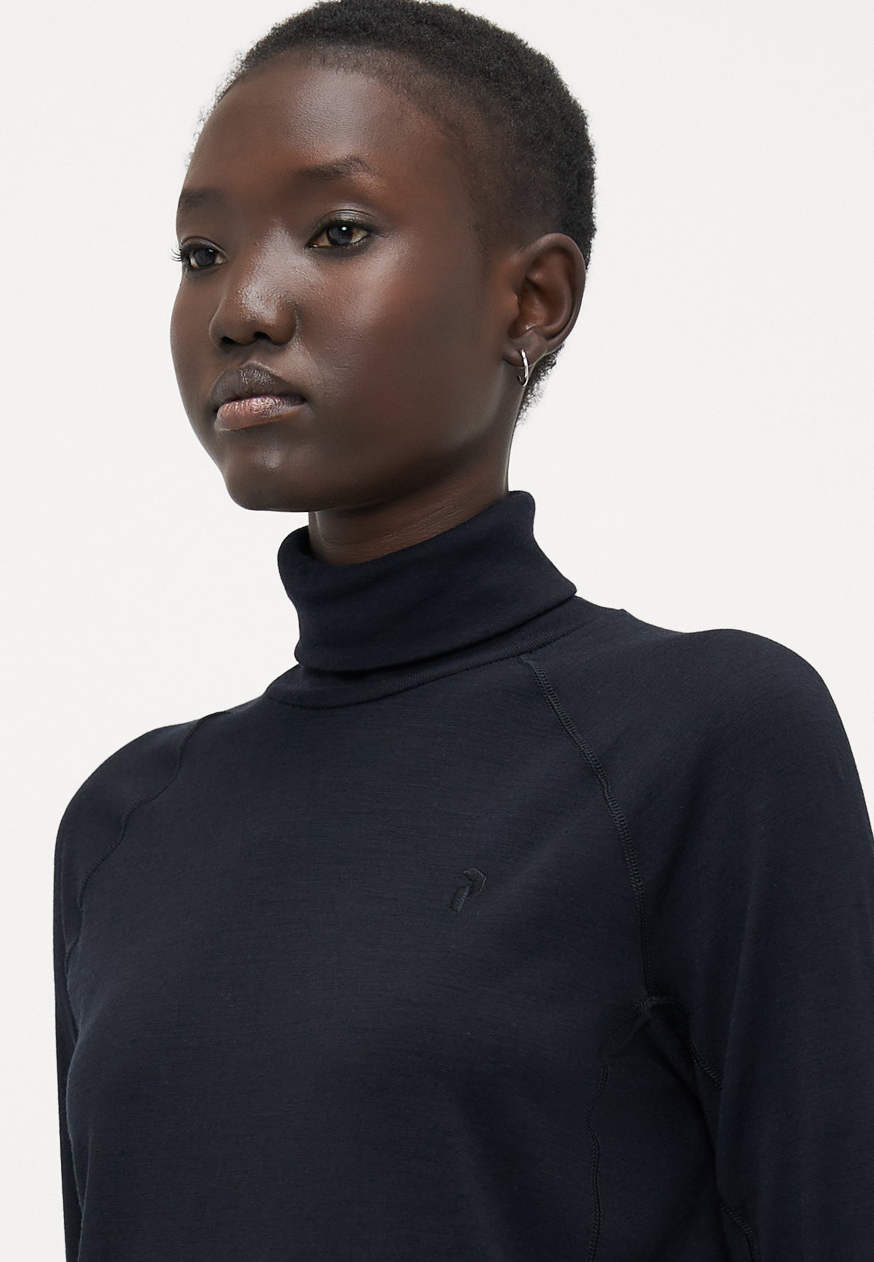 Maglia intima Peak Performance MAGIC ROLLNECK - nera