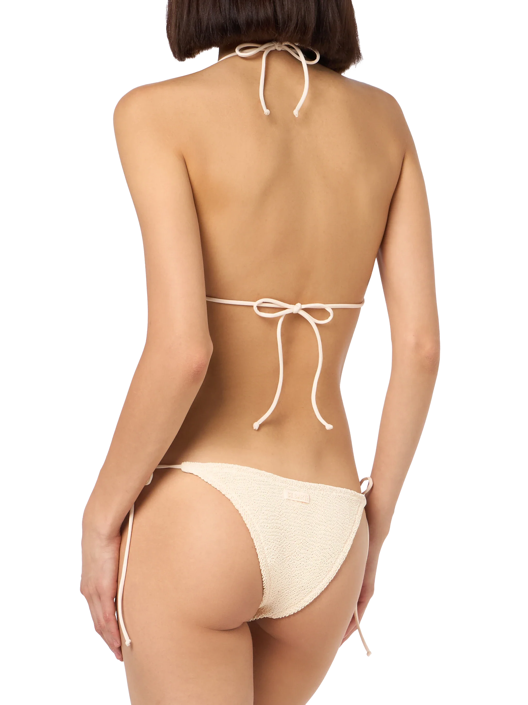 Guiana Marielle Dame Cremefarvet Krystal Trekant Bikini