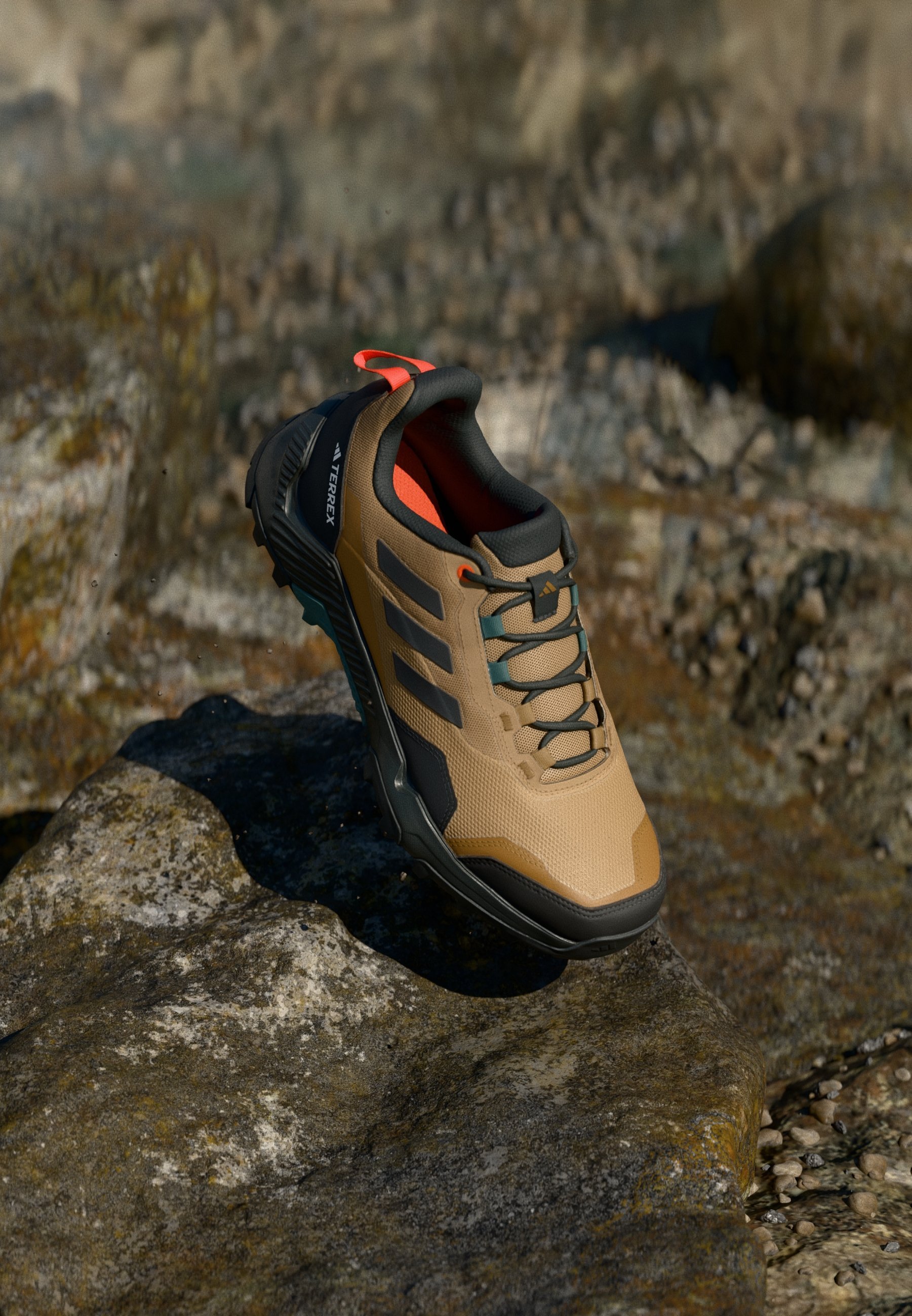 Adidas Terrex EASTRAIL 2 - Wandelschoenen - karton/carbon/tweedehands turquoise