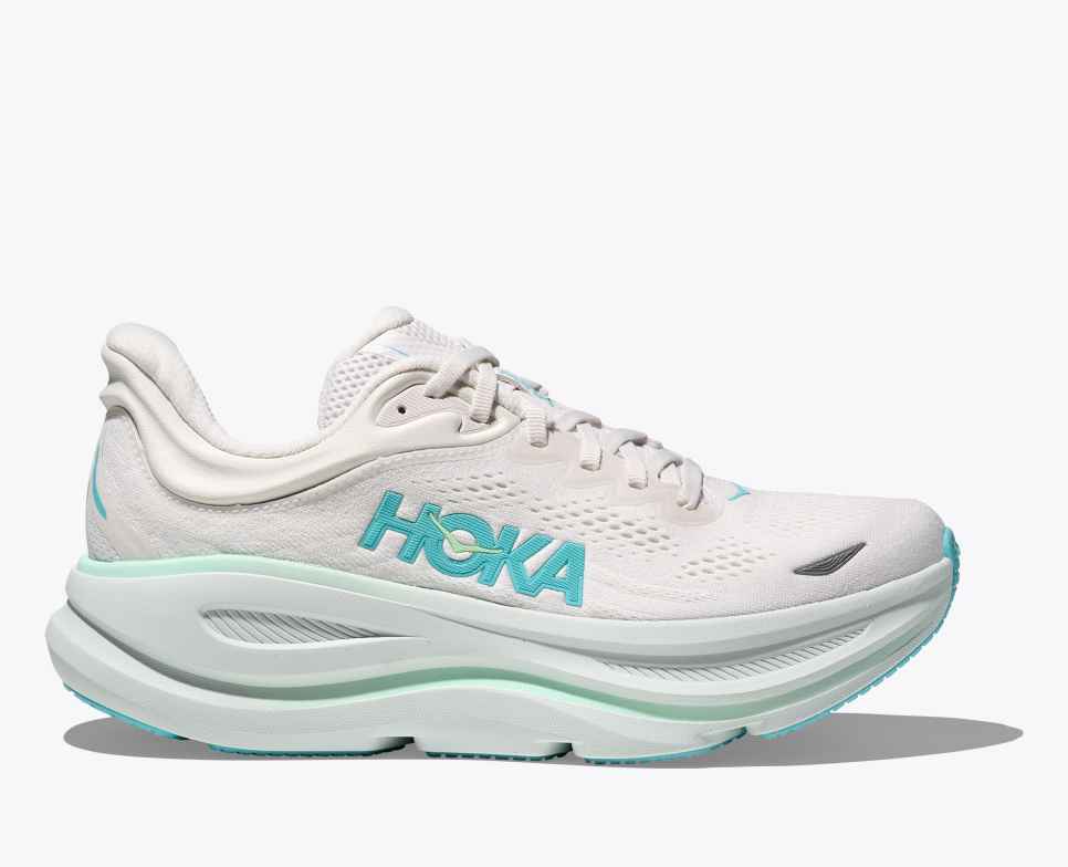 HOKA Bondi 9 Frost / Cielo Blue