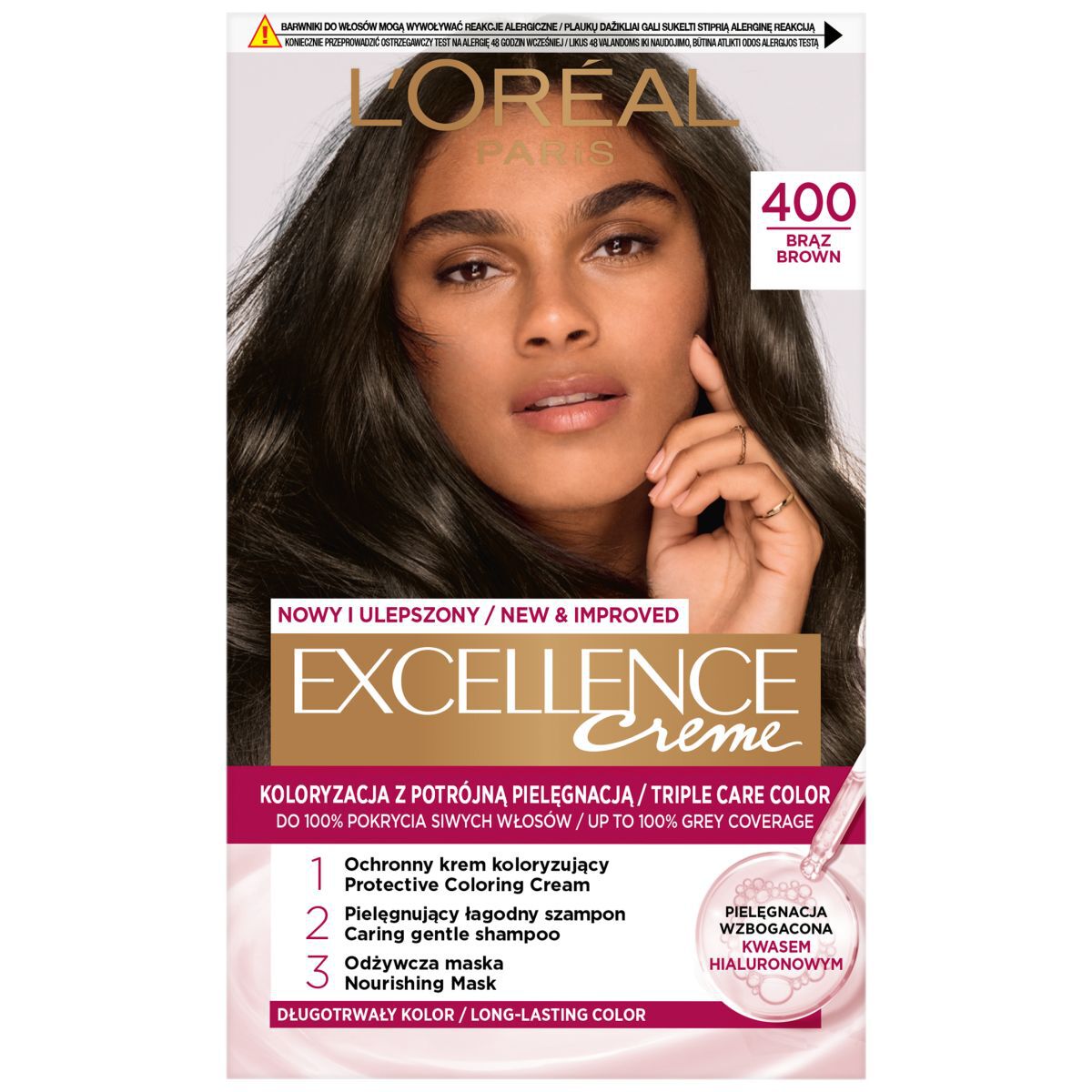 Barva na vlasy L'Oréal Paris Excellence Creme, odstín 01, super světlá blond, přírodní