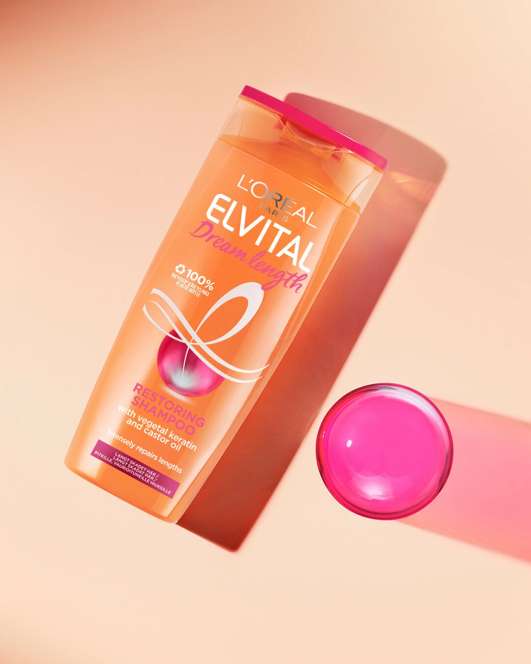 Șampon Elvital Dream Lengths pentru păr lung 250 ml - L'Oréal Paris