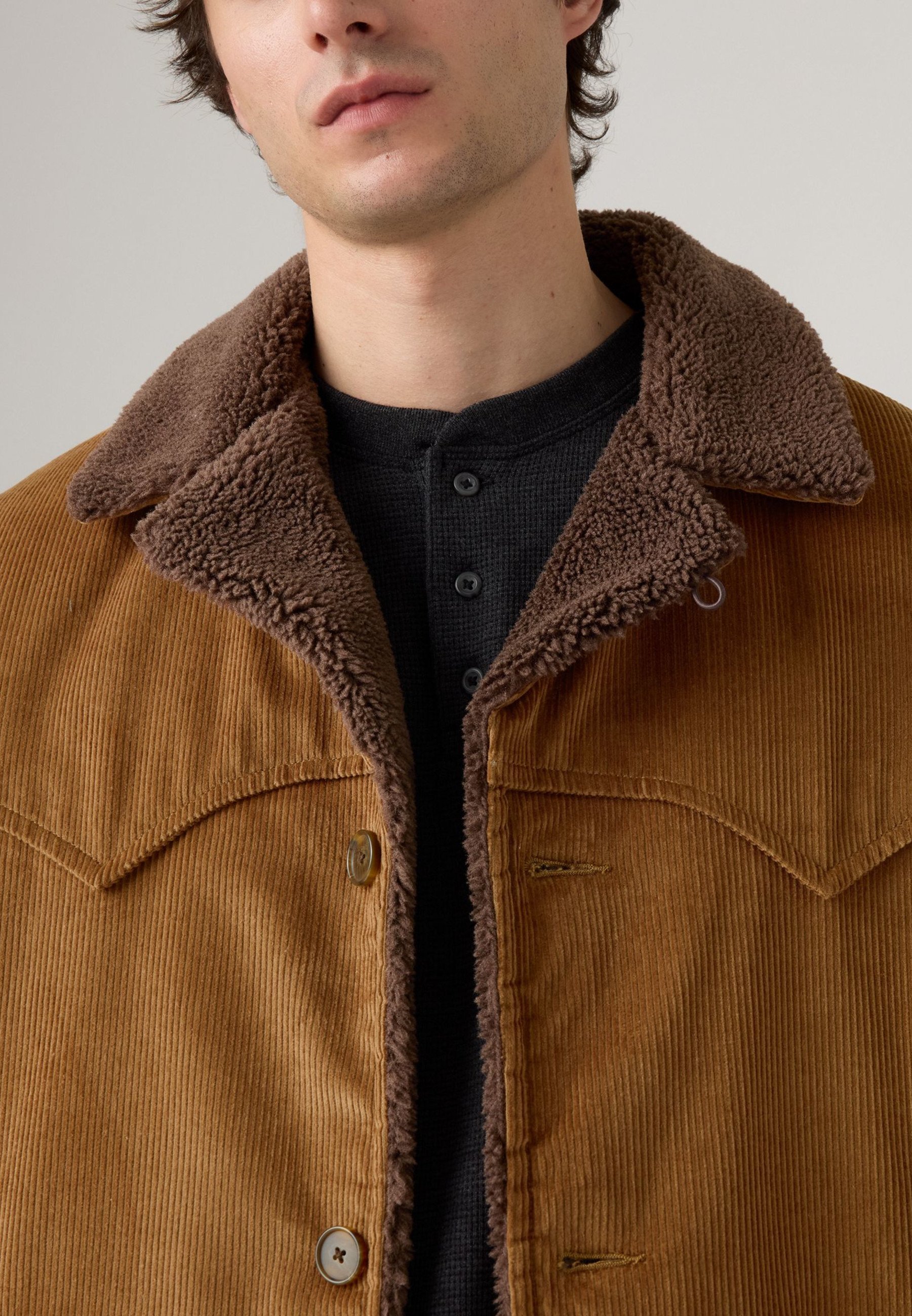 Levi's® DURHAM - Džínová bunda - black