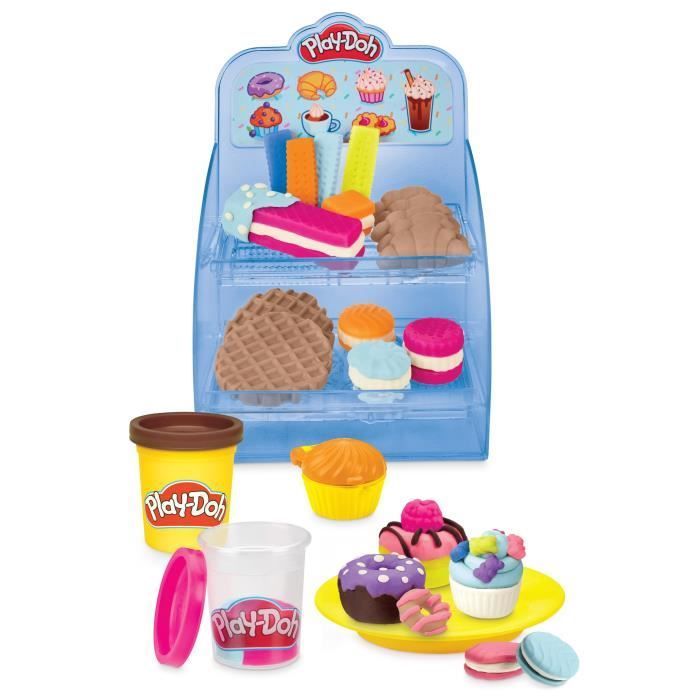 Play-Doh My Super Cafe, pasta modellabile, macchina del caffè giocattolo per bambini dai 3 anni in su, creazione in cucina