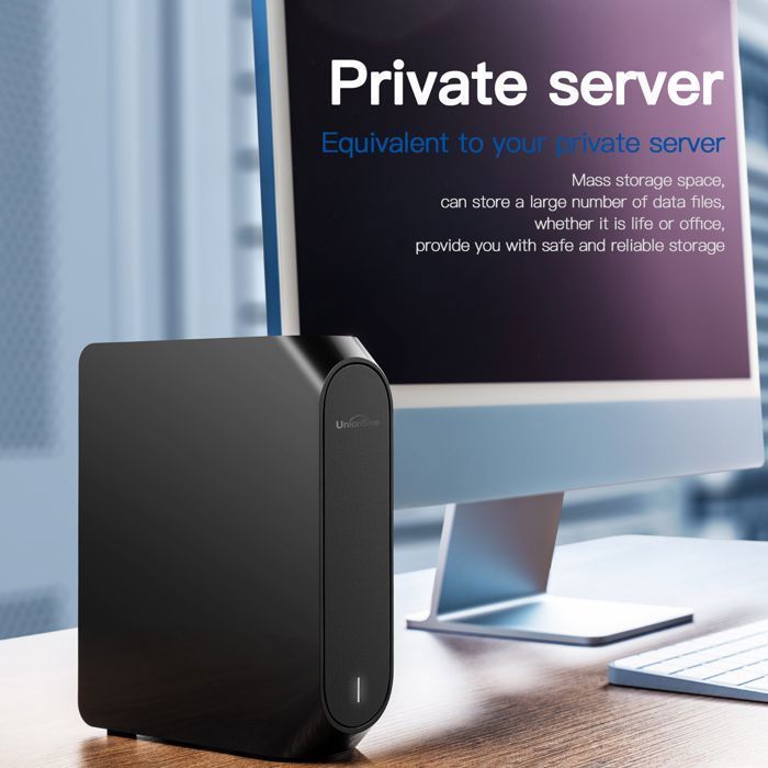 UnionSine Disque Dur Externe 3.5'' USB3.2 Gen2 Type-C 16To Noir - Compatible PC Mac PS4 Xbox TV