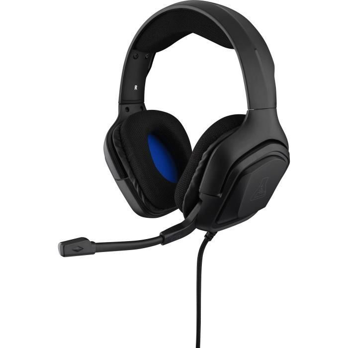 Bedrade gamingheadset - De G-Lab - KORP COBALT - Microfoon - PC/PS4/Xbox One - Zwart