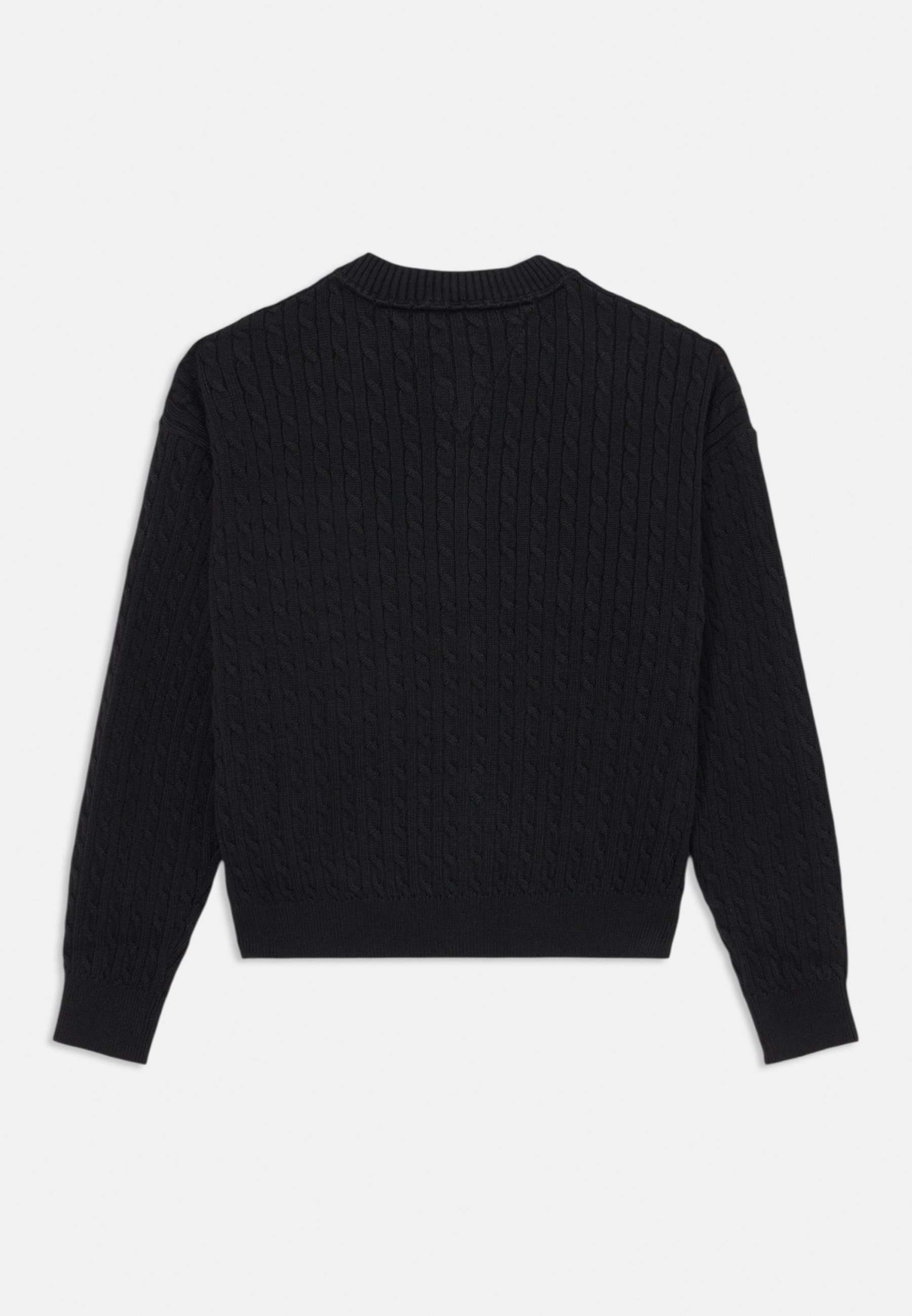 Tommy Hilfiger Zopfstrickjacke - Strickjacke - schwarz