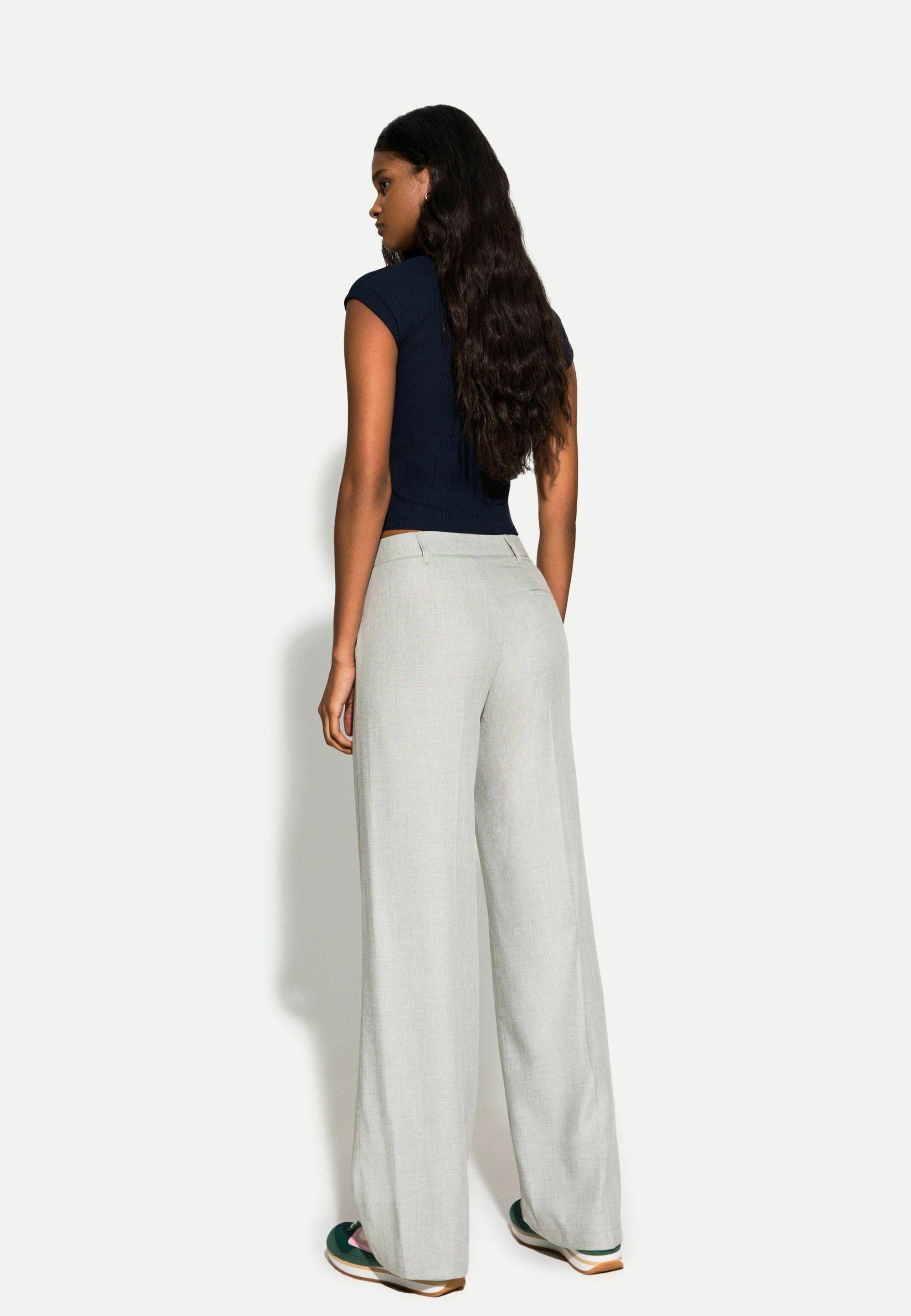 Bershka broek - grijs