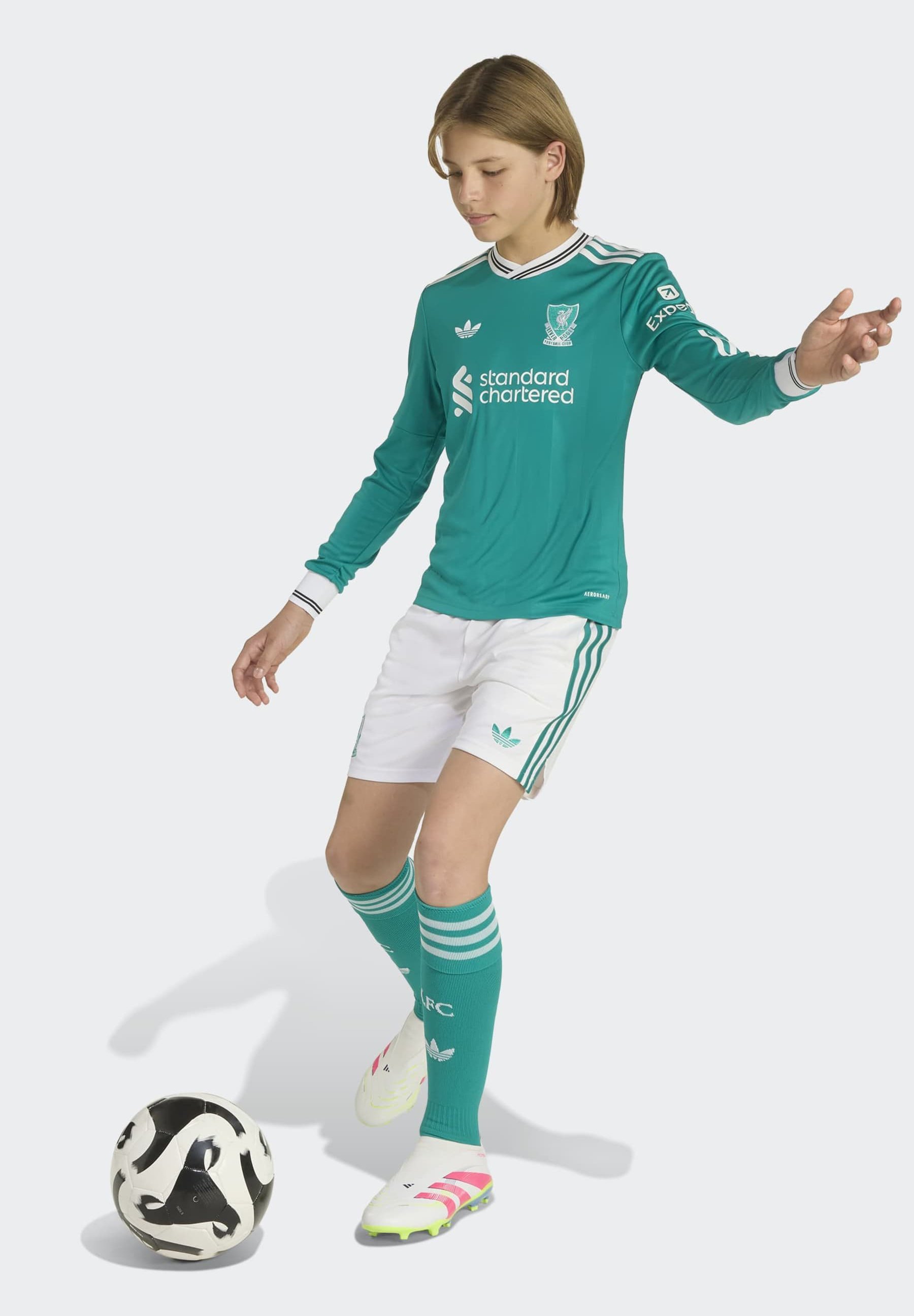 Maglia a maniche lunghe unisex adidas Performance LIVERPOOL FC 25/26 - Terza maglia - verde mare