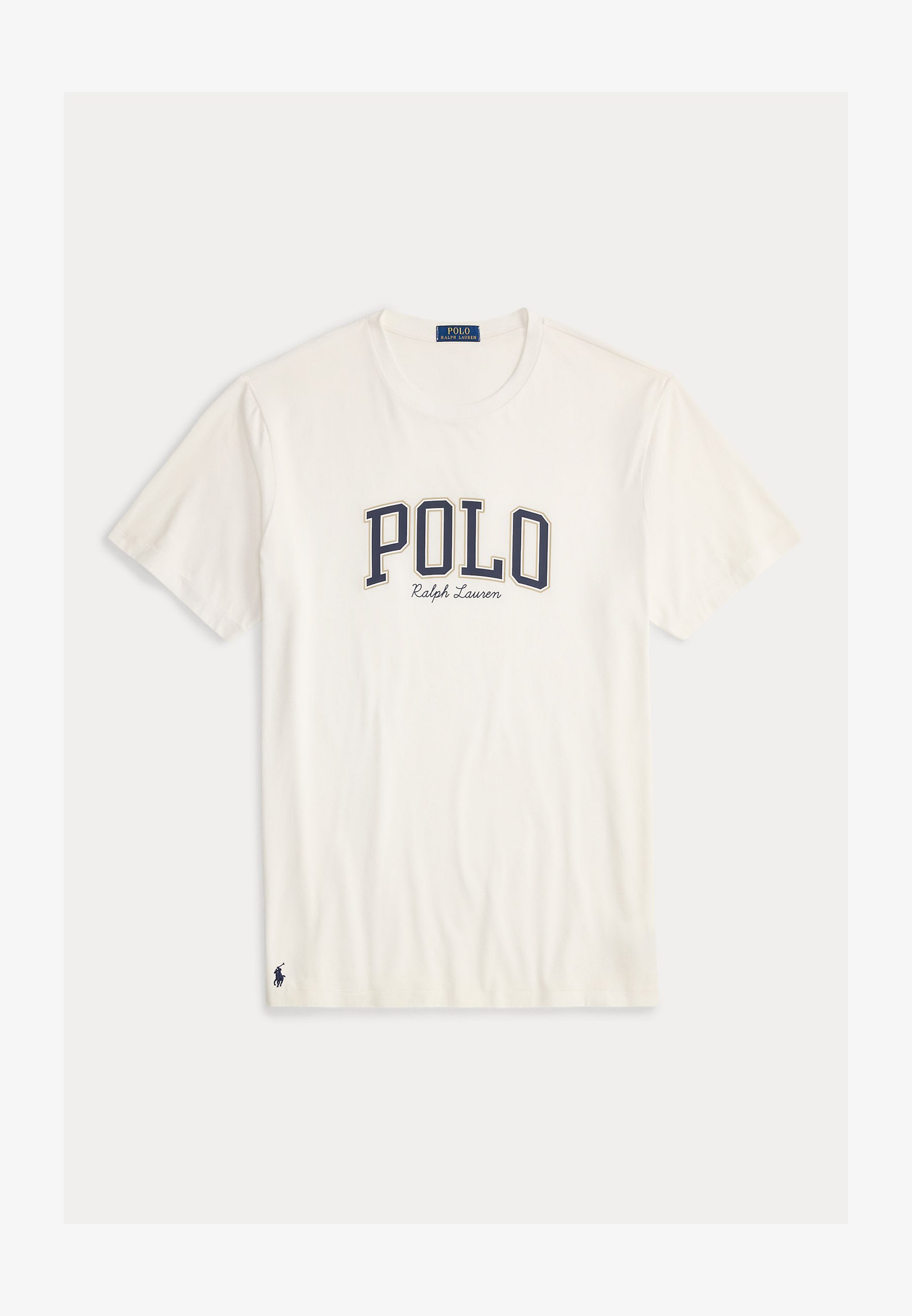 Camiseta Polo Ralph Lauren Big & Tall com estampa do logo - branca