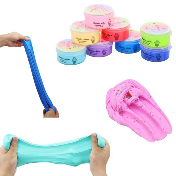Modeling Clay Set - CUNEARY - Pack of 30 Mini Slimes - 30 Colors - Super Soft, Non-Sticky, Scented, Reusable