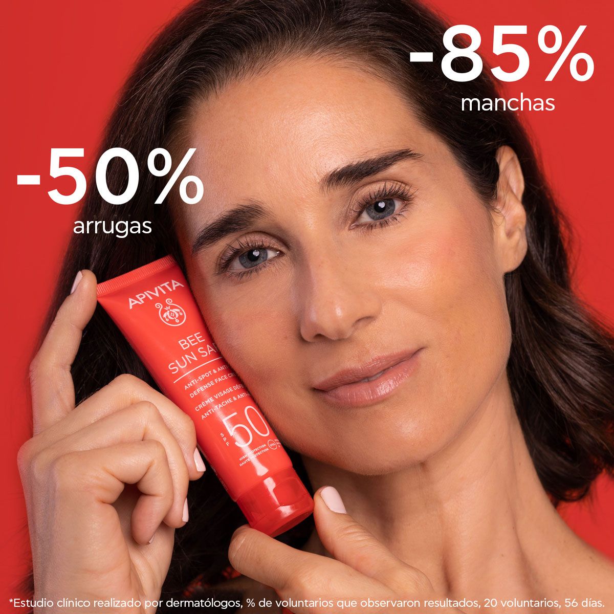 Bee Sun Safe pretnovecošanās un tumšo plankumu krēms SPF50 Grumbu un novecošanās novēršanai