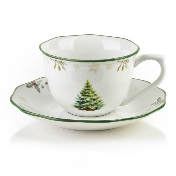 SANTA LILA Filiżanka ze spodkiem 220ml