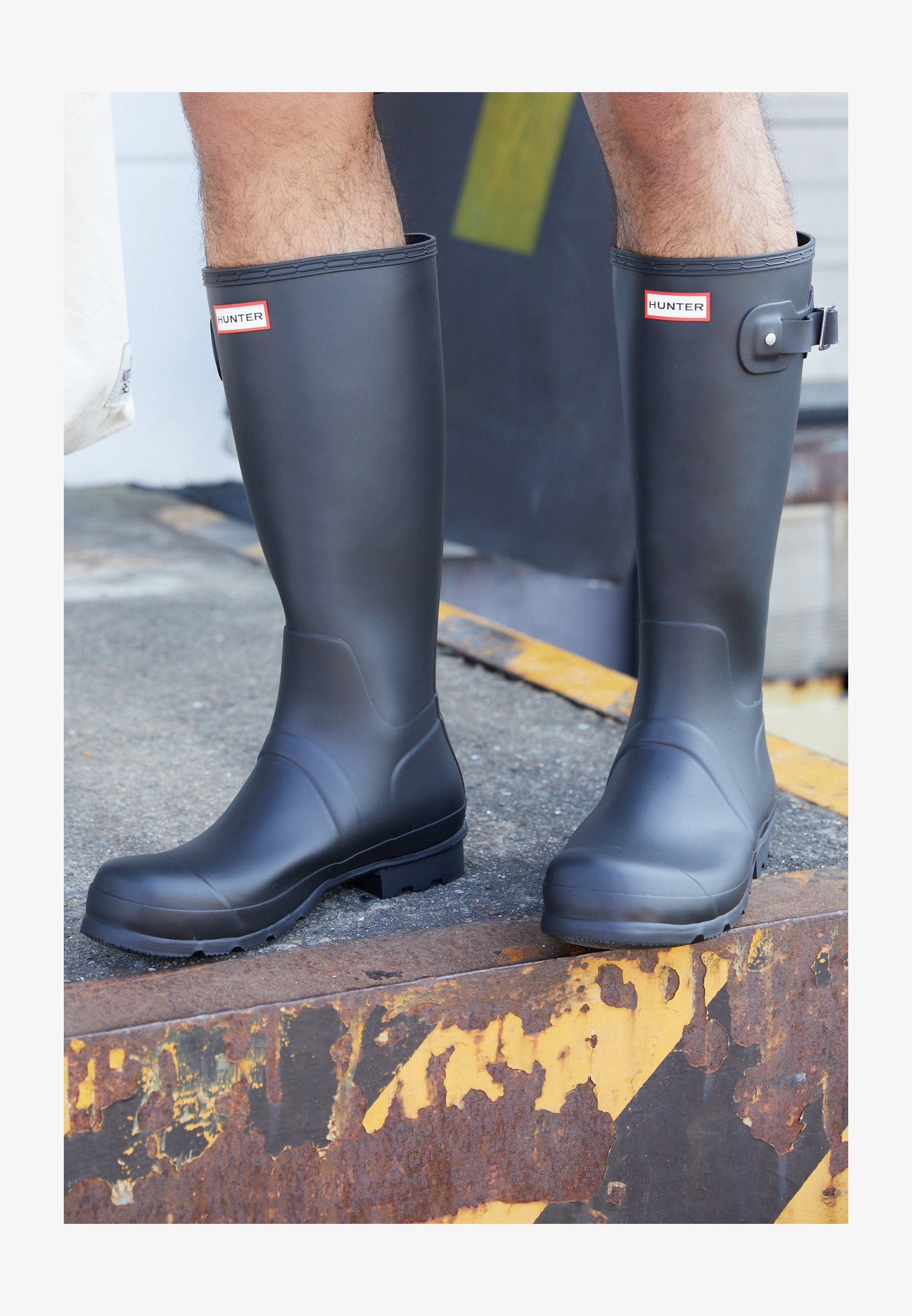 Hunter ORIGINAL Herren Original Tall - Gummistiefel - schwarz