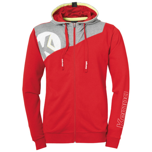  Veste à capuche Core 2.0 rouge/gris foncé Kempa Mix