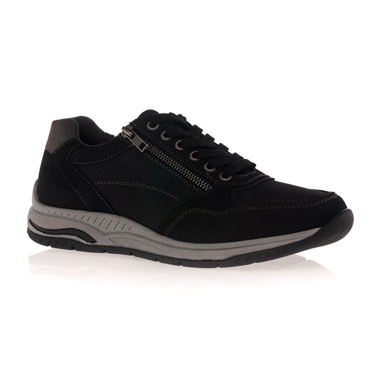 Zapatos cómodos para hombre, color negro.