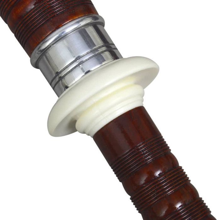 vidaXL Gaita escocesa Gran Tartán de las Tierras Altas Rojo Royal Steward 70043