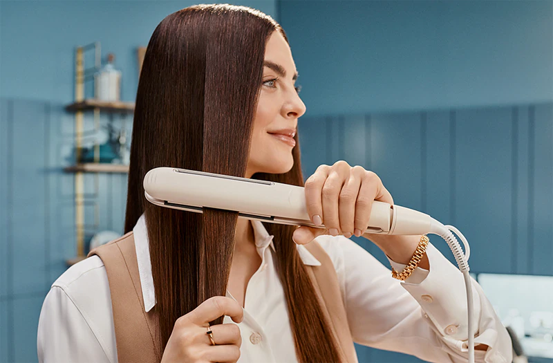 Prancha de cabelo Philips Série 8000 SenseIQ BHS838/00