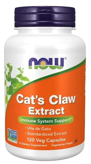 Now Foods Cat's Claw Extract, Suplement diety na wzmocnienie odporności, Kapsułki