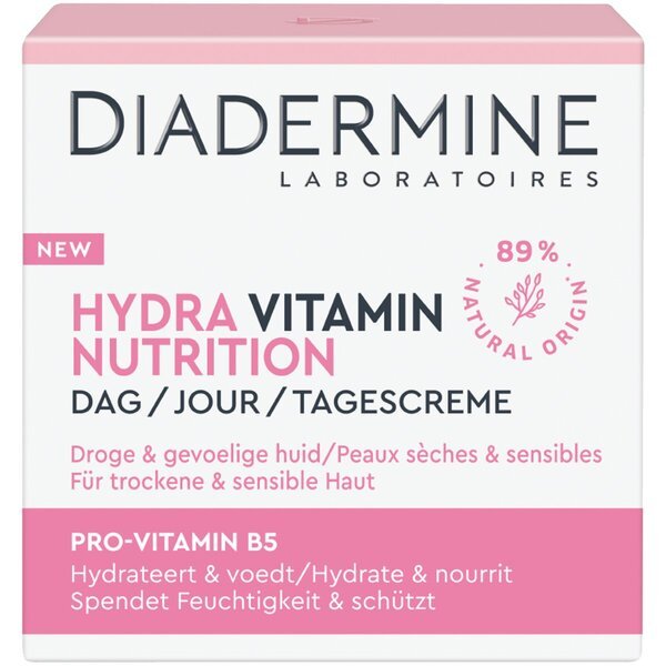 Denný krém Diadermine Hydra Nutrition 50 ml - Suchá a citlivá pleť
